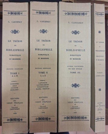 L. Carteret; Laurent Carteret - Le Trésor du Bibliophile -, Antiek en Kunst