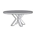 Eettafel TRO-MM Alphen Oud Teakhout - eettafel, Nieuw, Overige vormen, Overige materialen