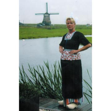 Klederdracht Volendam Vrouw Boezel - Maat: M, Ophalen of Verzenden, Nieuw