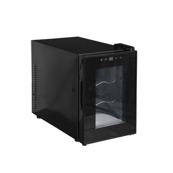 Wijnklimaatkast - Glazen Deur - 18 Liter - Zwart - G-Line, Verzenden, Nieuw in verpakking