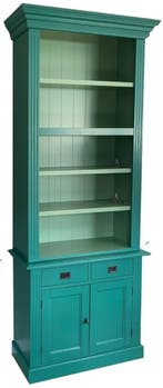 Boekenkast platinagroen Leerdam 100 x 240cm, Ophalen of Verzenden, Nieuw