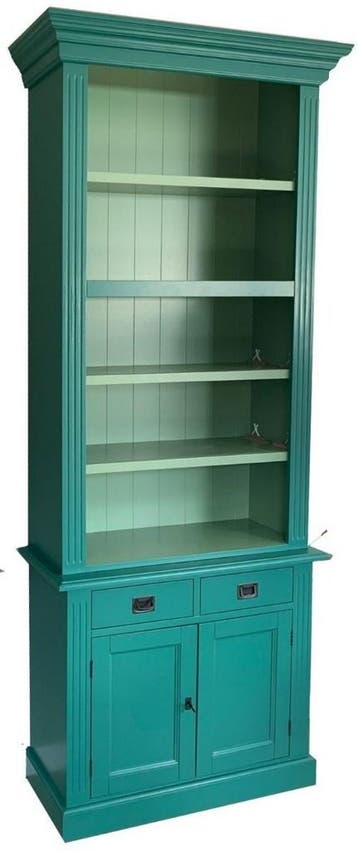 Boekenkast platinagroen Leerdam 100 x 240cm, Huis en Inrichting, Ophalen of Verzenden, Nieuw