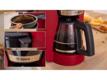 Bosch TKA4M234 - Koffiezetapparaat - Aroma+ optie - Rood, Witgoed en Apparatuur, Koffiezetapparaten, Verzenden, Nieuw