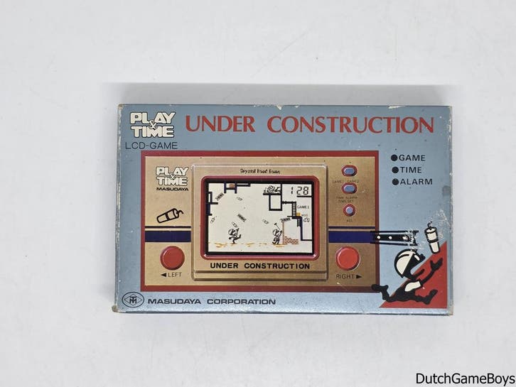 LCD Game - Masudaya - Under Construction, Spelcomputers en Games, Spelcomputers | Overige, Gebruikt, Verzenden