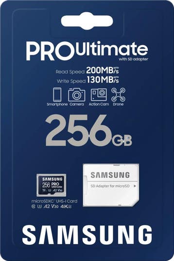 Samsung PRO Ultimate Micro SD - 256 GB – Nieuw/Ongeopend, Verzenden, Refurbished
