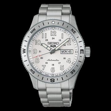 Seiko - Seiko Sports Field Automatic Silver Dial - HDB007K11, Nieuw