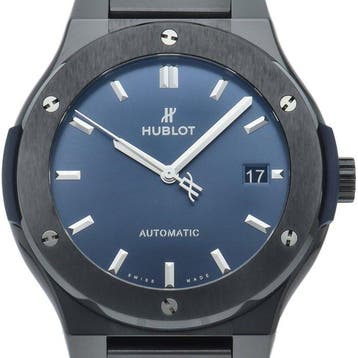 Hublot - Classic Fusion Ceramic Blue 1.8 - 510.CM.7170.CM -, Nieuw