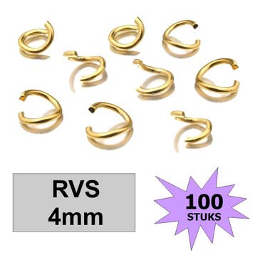Fako Bijoux - Jump Ring - Oogjes - Ringetjes - Sieraden, Verzenden, Nieuw
