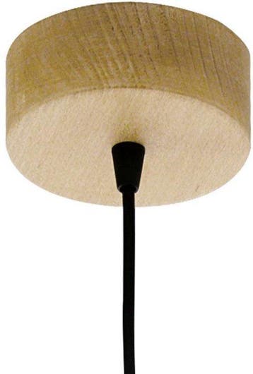 EGLO Vintage Avoltri - Hanglamp - 1 Lichts - Eiken, Verzenden, Nieuw