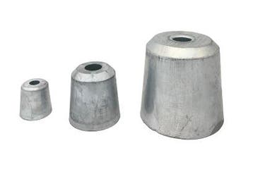 Allpa Aluminium Anode voor Dopmoer, As Diameter 20mm-60mm-As, Watersport en Boten, Bootonderdelen, Ophalen of Verzenden, Nieuw