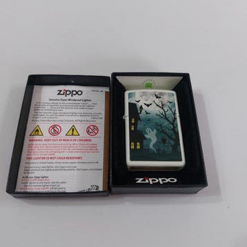 Zippo - Zonder minimumprijs - Zakaansteker - Staal, Emaille, Nieuw