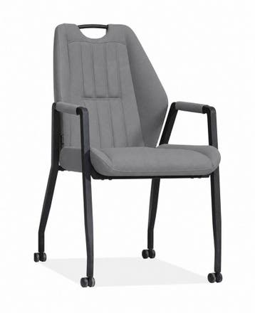 Eetkamerstoel Axa - eetkamerstoelen - Grijs, Huis en Inrichting, Nieuw, Grijs, Overige materialen
