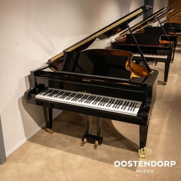 Schimmel 208 PE messing vleugel, Muziek en Instrumenten, Piano's, Zo goed als nieuw, Zwart, Vleugel