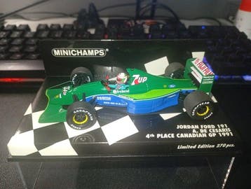 Minichamps 1:43 - Model raceauto - Jordan Ford 191 Limited, Nieuw