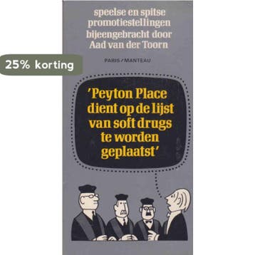 Peyton place dient op lyst soft drugs - Toorn 9789060061589, Verzenden, Gelezen, Toorn