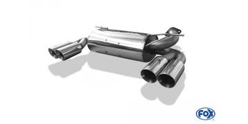FOX Hummer H3 einddemper dwars uitgang rechts/links - 2x100, Verzenden, Nieuw