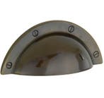 Schelpgreep Shell messing brons geschuurd, Verzenden, Nieuw