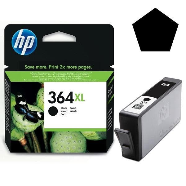 HP 364XL (CN684EE) inktcartridge zwart hoge capaciteit, Computers en Software, Printerbenodigdheden, Cartridge, Nieuw, Verzenden