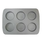 PME Bakvorm Tartelette 6 stuks, Verzenden, Nieuw