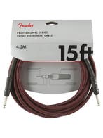 Fender Professional Tweed instrument kabel 4.5m rood, Verzenden, Nieuw