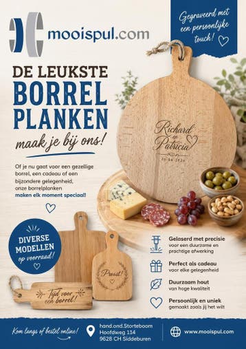 Diverse Borrel/serveerplanken, Huis en Inrichting, Overige typen, Ophalen of Verzenden, Nieuw, Hout