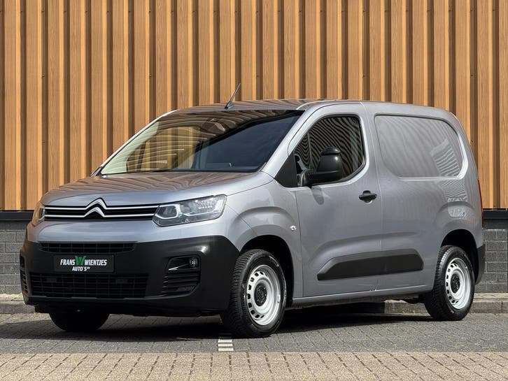 Citroën Berlingo 1.5 BlueHDI Control, Auto's, Bestelauto's, Lease, Zwart, Handgeschakeld, Financial lease, Zilver of Grijs, Gebruikt