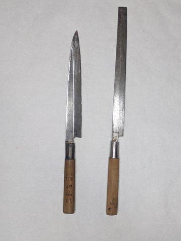 Keukenmes - Staal, Hout - Japan - Traditionele Japanse