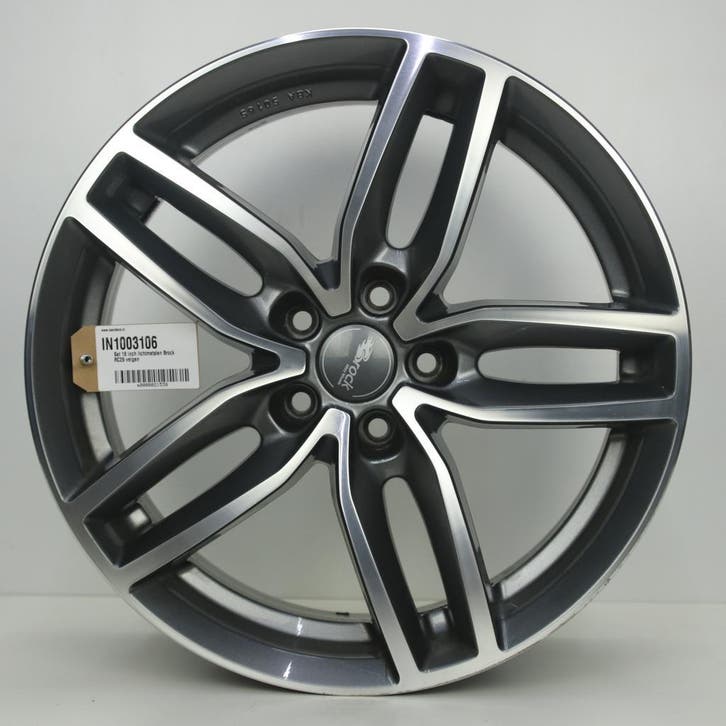 Set velgen 18 inch lichtmetalen Brock RC29 *IN1003106*, Auto-onderdelen, Banden en Velgen, Velg(en), Gebruikt, 18 inch, Personenwagen