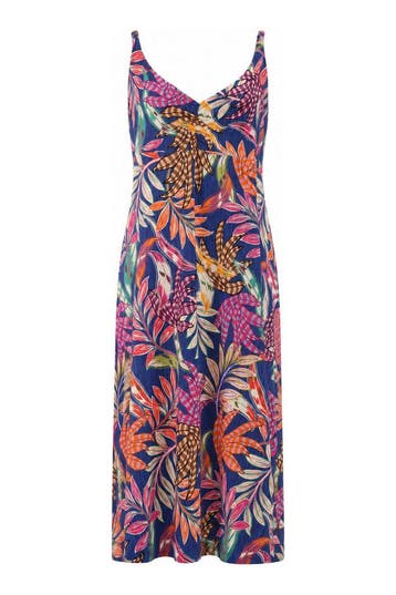 Geisha Jurk in maat 3XL Blauw, Geisha, Verzenden, Zo goed als nieuw, Blauw