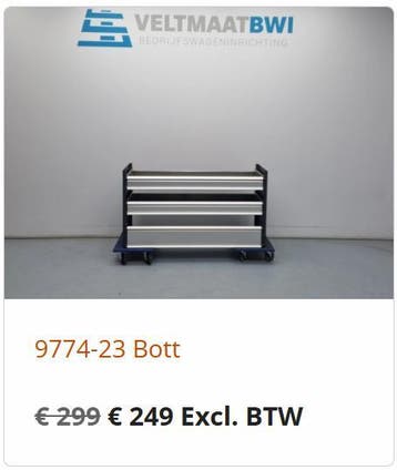 OPRUIMING | bedrijfswagen inrichting | korting op kasten, Ophalen of Verzenden, Gebruikt