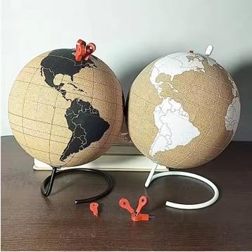 Kurken Wereldbol Prikbord Globe Decoratie voor Bureauen Reiz, Verzenden, Nieuw