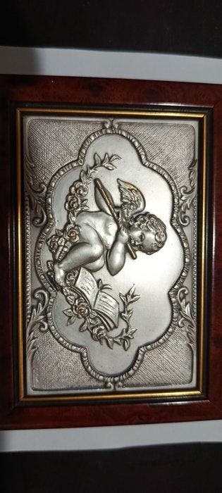 Sieradendoos - .925 zilver - Sieradenkistje van hout, Antiek en Kunst