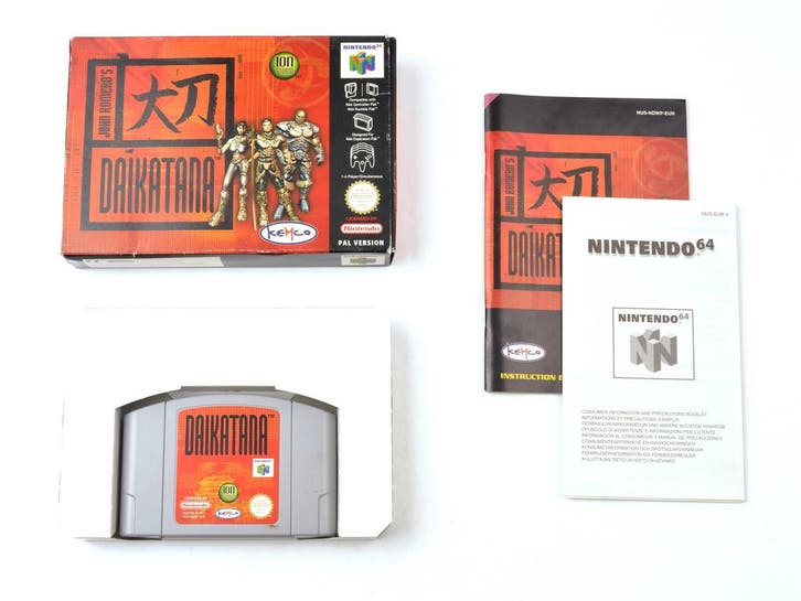 Daikatana [Nintendo 64], Spelcomputers en Games, Games | Nintendo 64, Zo goed als nieuw, Ophalen of Verzenden