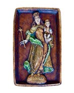 Wandtegel - Koningin van de vrede - 19, 5 x 31 cm -