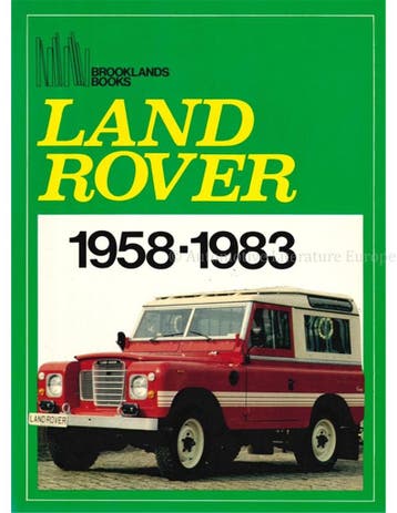 LAND ROVER 1958-1983 (BROOKLANDS), Boeken, Nieuw, Author
