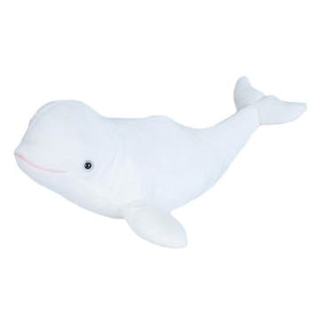 Wild Republic beluga walvis knuffel - pluche - 30 cm - wit, Verzenden, Nieuw