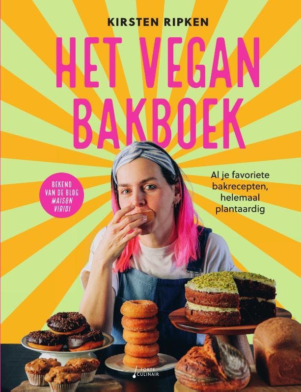 Het Vegan Bakboek | Kirsten Ripken | Nieuw, Boeken, Overige Boeken, Nieuw, Ophalen of Verzenden