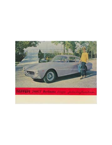 1963 FERRARI 250 GT BERLINETTA LUSSO BROCHURE FRANS, Nieuw, Ferrari, Author