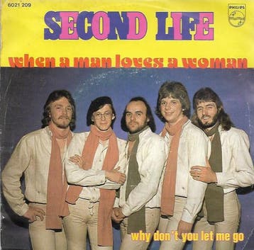 Single vinyl / 7 inch - Second Life  - When A Man Loves A..., Verzenden, Zo goed als nieuw, 7 inch, Pop