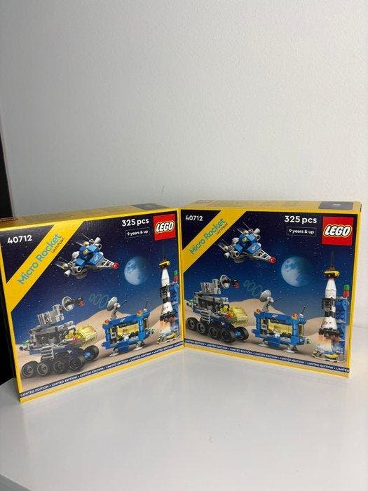 Lego Set - Space, Classic Space - Micro Rocket Launchpad x 2, Kinderen en Baby's, Speelgoed | Duplo en Lego