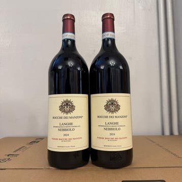 2024 Rocche dei Manzoni, Nebbiolo - Piëmont DOC - 2 Magnums, Nieuw