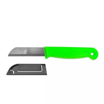 Solingen Schilmesje – RVS – Glad – 16 cm met Blade Cov, Ophalen of Verzenden, Nieuw, Rvs of Chroom