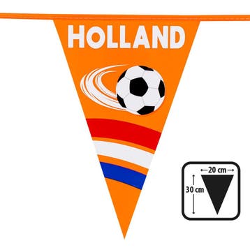 Vlaggenlijn oranje Holland Voetbal (6m), Ophalen of Verzenden, Nieuw
