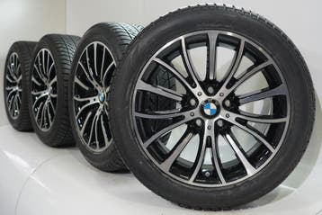 BMW 5 6 serie F06 F10 F11 F12 F13 454 18 inch velgen Goodyea, 18 inch, Gebruikt, Velg(en), Winterbanden