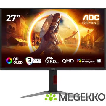 AOC G4 Q27G4ZD 27  QHD 280Hz OLED Monitor, Verzenden, Nieuw, AOC