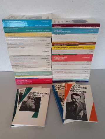 Lot met 28 verschillende auteurs - Literair Moment - 1989