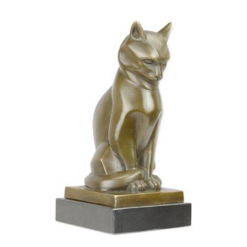 A BRONZE SCULPTURE OF A CAT (Beeldjes - Decoratie), Verzenden, Nieuw