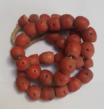 Handelskralen - ketting - Yoruba - Nigeria (Zonder