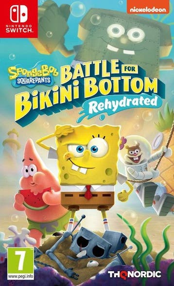 Switch SpongeBob SquarePants Battle for Bikini Bottom Rehydr, Verzenden, Zo goed als nieuw