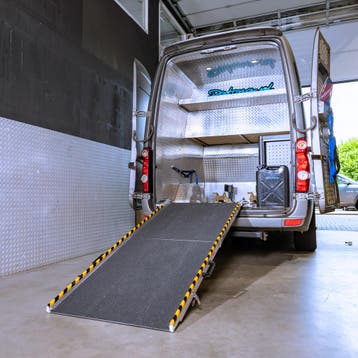 Datona Opvouwbare oprijplaat voor vaste montage - draaibaar, Ophalen of Verzenden, Nieuw